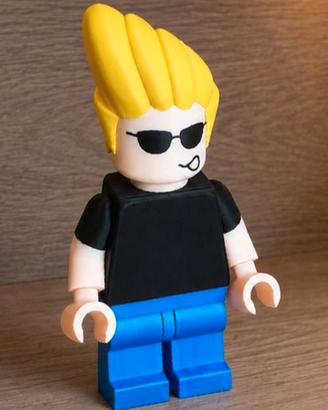 Brick Lego 20cm Johnny Bravo 
