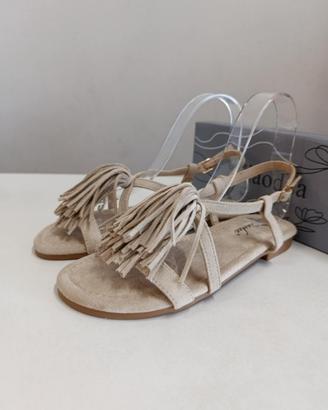 Sandali beige donna n 38