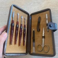 Set vintage strumenti manicure e pedicure