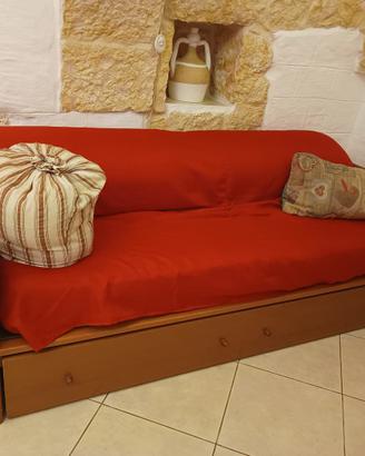 Divano letto estraibile