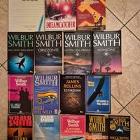 Stock di 23 libri Wilbur Smith, Stephen King, etc