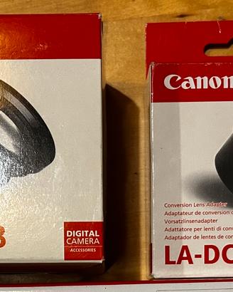 Lente grandangolare Canon wc-dc58 e la-dc58