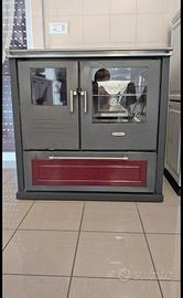 stufa  cucina a legna Cadel con forno 