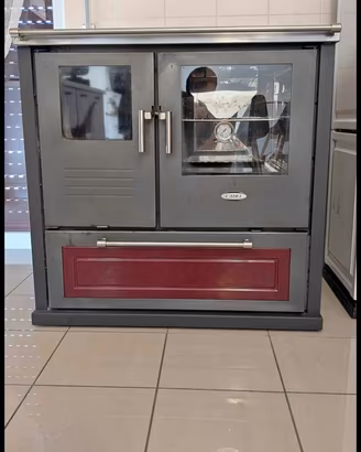 stufa  cucina a legna Cadel con forno 