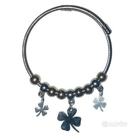 Bracciale donna in acciaio rigido