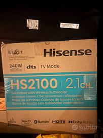 Sound bar hisense 2100