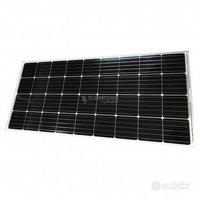 Kit pannello solare 100W+regolatore+staffe+cavi