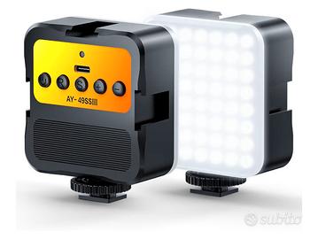Luce per fotocamera Cold Shoe: Luce video a LED