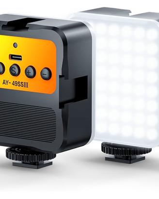 Luce per fotocamera Cold Shoe: Luce video a LED