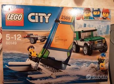 Lego City Pick up con catamarano