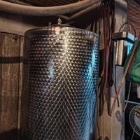 Botte in acciaio inox lt. 1000 da stoccaggio