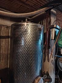 Botte in acciaio inox lt. 1000 da stoccaggio