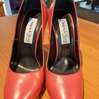 scarpe decolte rosse