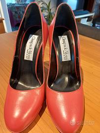 scarpe decolte rosse