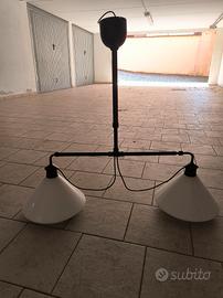 Lampadario stile bar/bigliardo