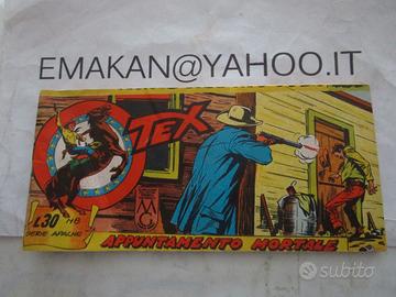 TEX N 8 SERIE APACHE / 1963 APPUNTAMENTO MORTALE