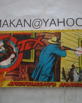 TEX N 8 SERIE APACHE / 1963 APPUNTAMENTO MORTALE