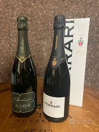 Set due bottiglie sparkling bollicine