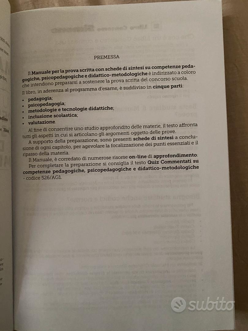 Manuale per la prova scritta del concorso scuola - Libri e Riviste In  vendita a Fermo