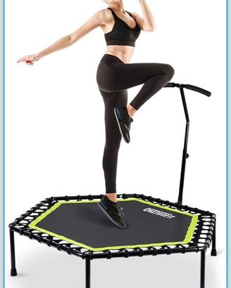 Trampolino elastico casalingo/rebounder fitness