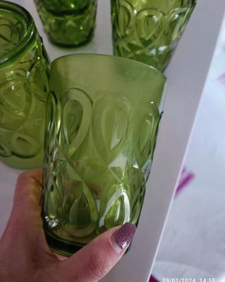 Bicchieri tognana plastica verde
