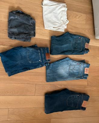 jeans ugo boss, levis