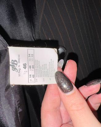 Tailleur gessato Claudia Gil