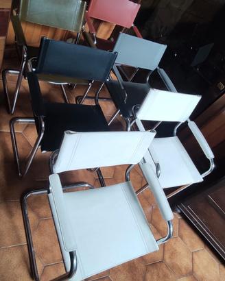 Set 6 Sedie Cantilever stile Bauhaus / Mart Stam