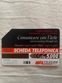 Scheda Telefonica Euro‑Telecard ’96 – Arte