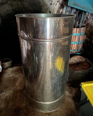 Ciaterna acciaio per olio o vino