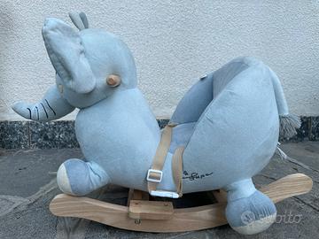 Elefante dondolo  per bambini dai 6 mesi ai 3 anni