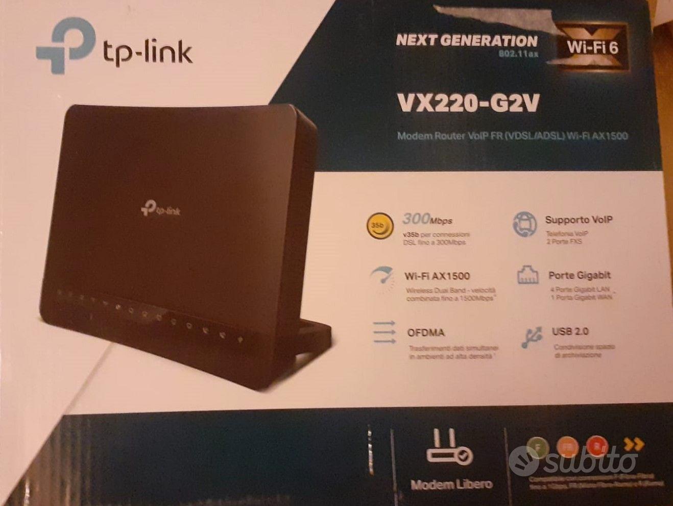 Modem Router TP-Link VX220-G2v - Informatica In vendita a Sondrio