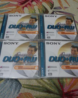 4 mini dvd +rw sony nuovi