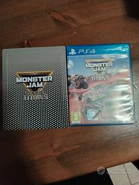 Monster Jam:SteelTitans PS4+custodia da collezione