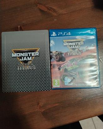 Monster Jam:SteelTitans PS4+custodia da collezione
