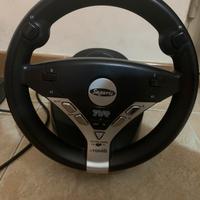 sterzo con pedali per ps2, ps3 e pc