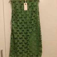 Vestito Ottod’ame crochet pizzo con sottoveste