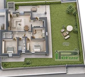 Appartamento di 141 m² con più di 5 locali e box a