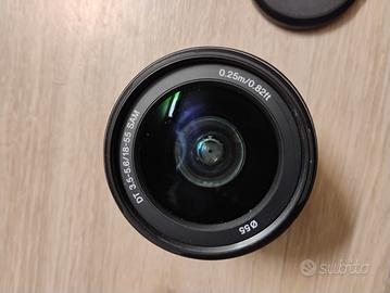 Obiettivo Sony 3.5-5.6/18-55 SAM A-mount