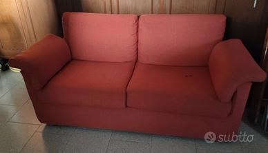 Divano 2 posti in tessuto 