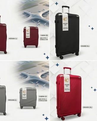🧳 SET 3 VALIGIE RIGIDE – ULTRA STRONG | NUOVE