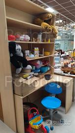 Codice: 8636 SCRIVANIA ANGOLARE CON LIBRERIA SOPR