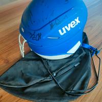 Casco sci uvex race+ blu