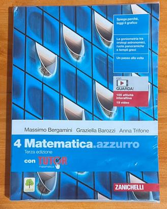 matematica azzurro 4    9788808490056