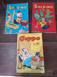 Fumetti Soldino e Geppo anni 60.