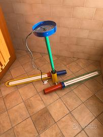 Lampadario colorato a neon