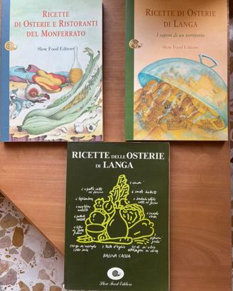 Libri di cucina “Slow food editor”