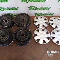 CERCHI FIAT 600 13 X 5 POLLICI ET 36.5 2000