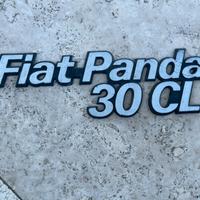 Scritta posteriore Fiat panda 30 CL