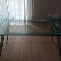 tavolo calligaris in cristallo